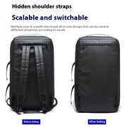 men's multi-compartment backpack, view 4 - MRSLM
