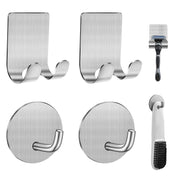 adhesive razor and towel holder set, view 3 - MRSLM