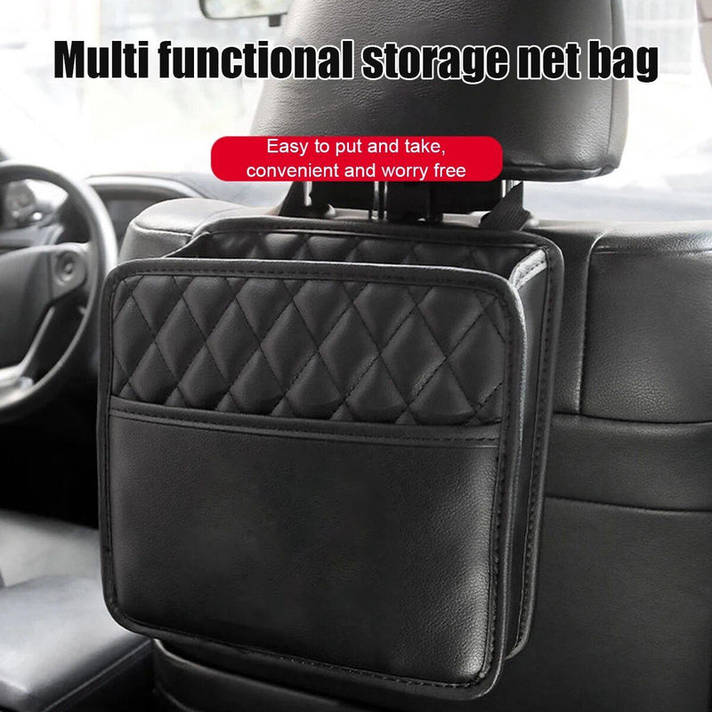 car backseat organizer with phone pocket, view 3 - MRSLM