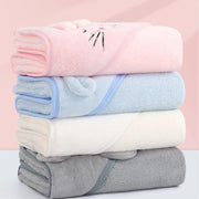 soft flannel baby bathrobe, view 11 - MRSLM