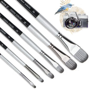 6-piece artist paint brush set, view 5 - MRSLM