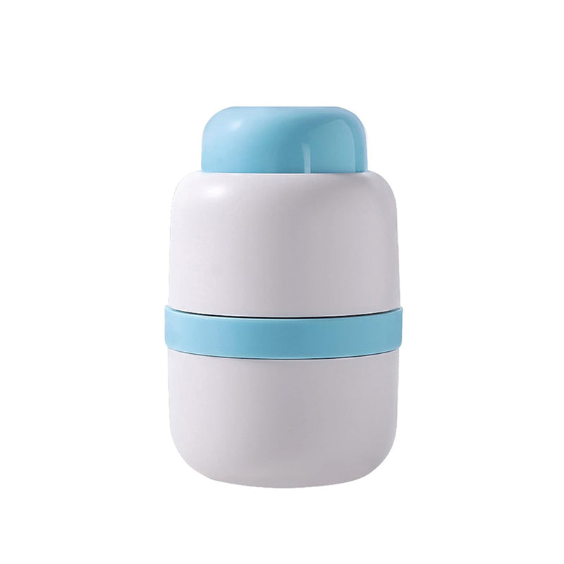 portable 2-in-1 pill box with cutter, view 2 - MRSLM