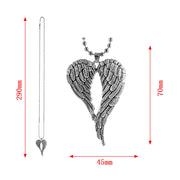angel wing car pendant, view 5 - MRSLM
