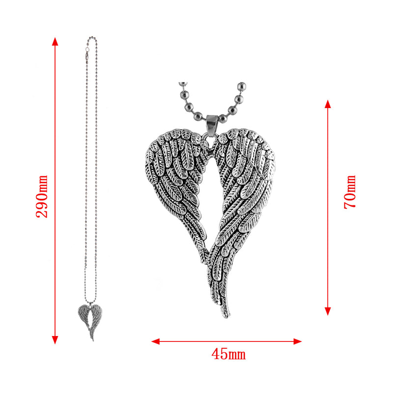 angel wing car pendant, view 5 - MRSLM