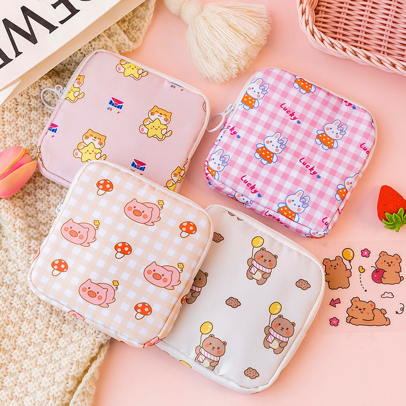 kawaii bear multi-use pouch, view 6 - MRSLM