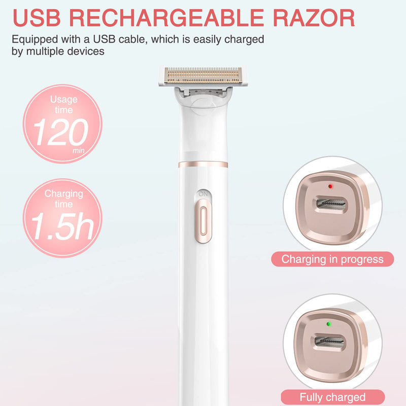 5-in-1 electric shaver kit for women, view 4 - MRSLM