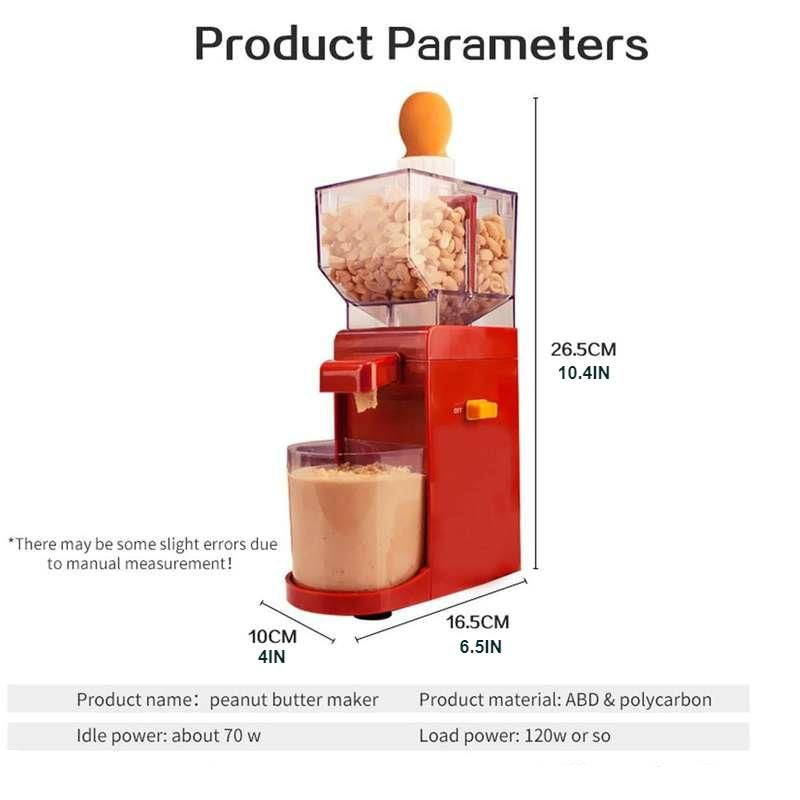 Compact High-Efficiency Electric Nut Butter Processor