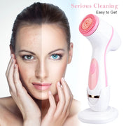 3-in-1 sonic facial cleansing brush, view 5 - MRSLM