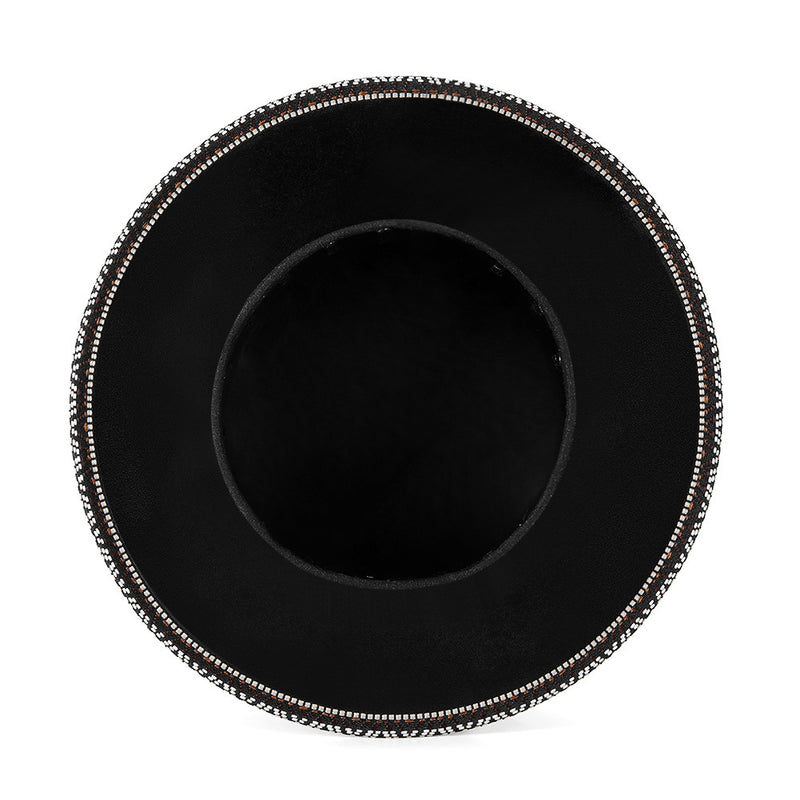 Punk skull black top hat, view 4 - MRSLM