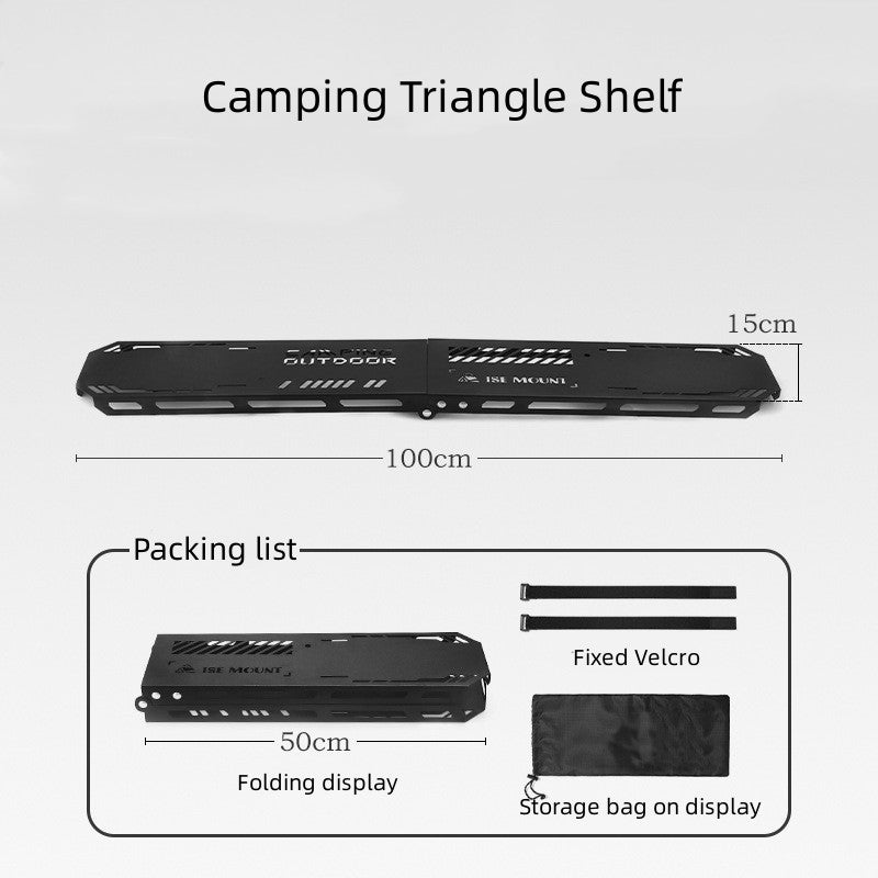 outdoor triangular storage rack, view 9 - MRSLM