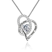 birthstone silver pendant necklace, view 13 - MRSLM
