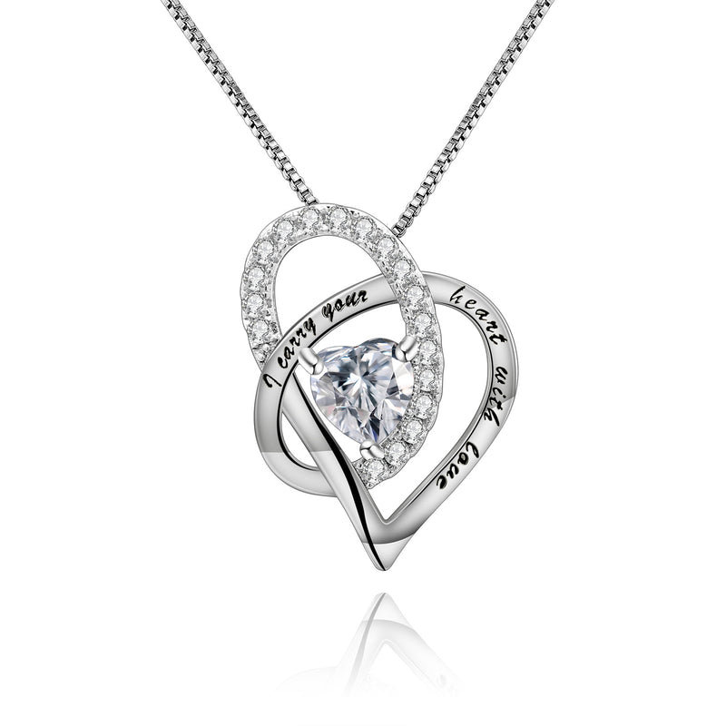 birthstone silver pendant necklace, view 13 - MRSLM