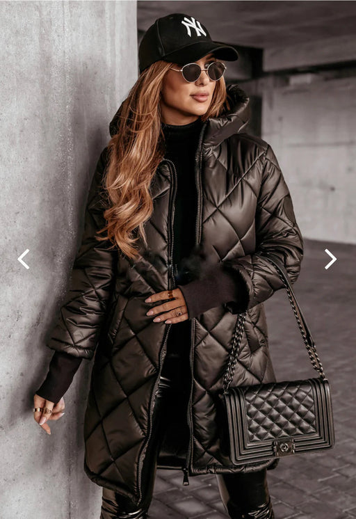 women's hooded cotton-padded jacket, view 6 - MRSLM