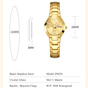 Women's slim fashion watch, view 2 - MRSLM