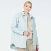 quilted zip-front jacket, view 6 - MRSLM