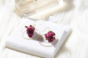 long flower earrings, view 7 - MRSLM