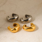 18k gold plated irregular ear clip, view 7 - MRSLM