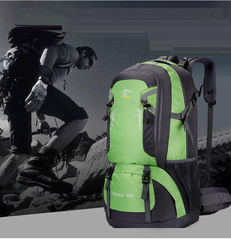 large capacity outdoor sports backpack, view 2 - MRSLM
