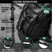 Nylon gym duffel bag - MRSLM