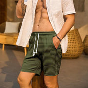 men's loose solid color casual shorts - MRSLM
