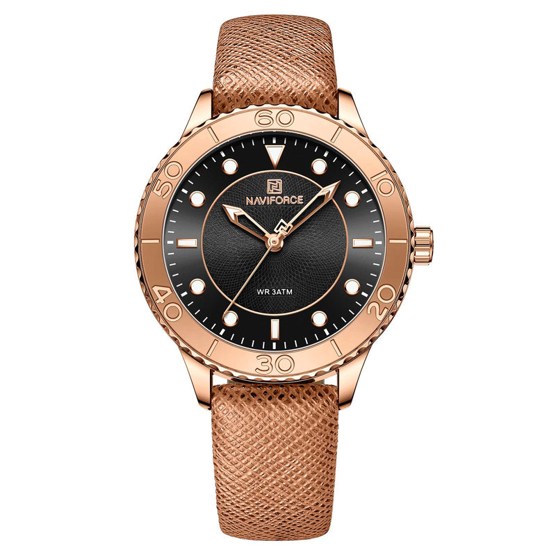 women's small dial stainless steel quartz watch, view 4 - MRSLM