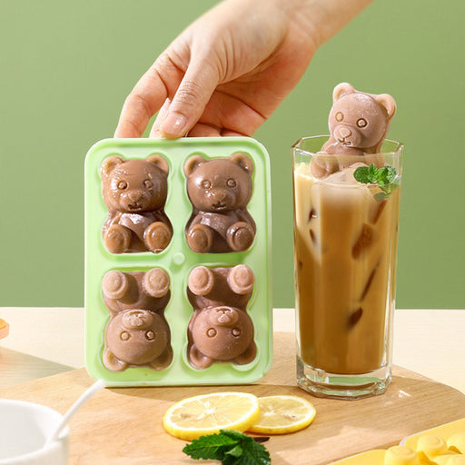 bear silicone ice cube mold - MRSLM