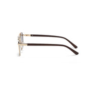 Vintage oval wood-look sunglasses, view 9 - MRSLM