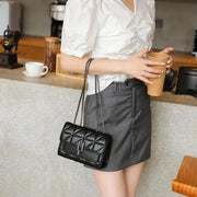 chic PU leather chain shoulder bag - MRSLM