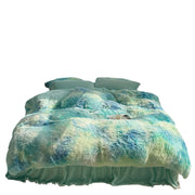milk fiber bed skirt set, view 5 - MRSLM