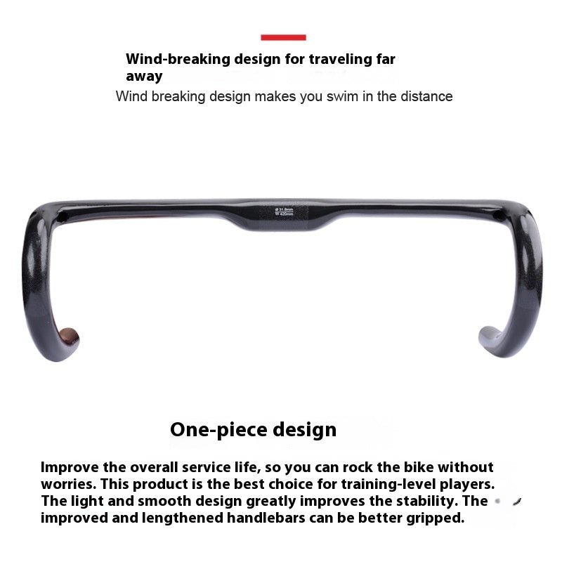 carbon fiber drop bar, view 9 - MRSLM