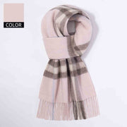 Men's plaid wool scarf, view 12 - MRSLM