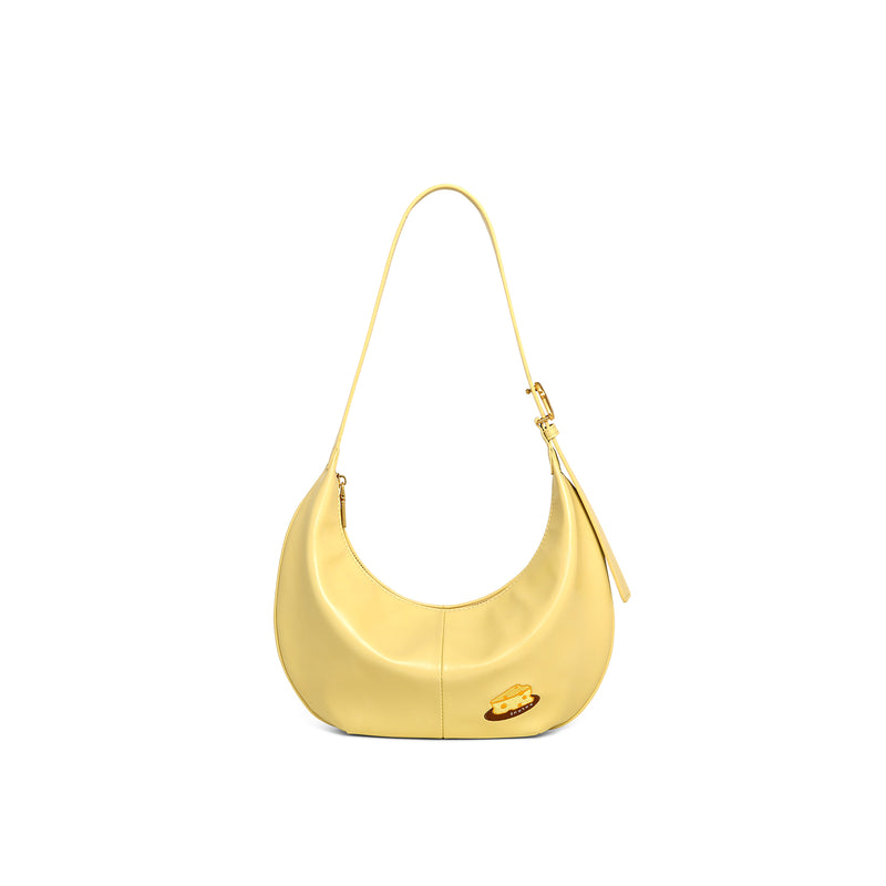 pu leather underarm bag, view 3 - MRSLM