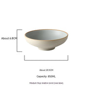 ceramic ramen noodle bowl, view 10 - MRSLM