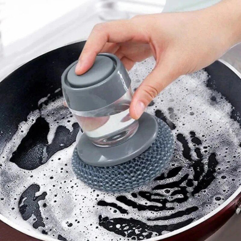 2-in-1 kitchen cleaning brush, view 2 - MRSLM