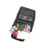 casual pu leather backpack, view 9 - MRSLM