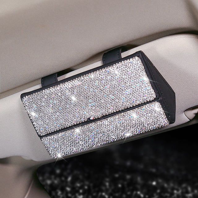 rhinestone car glasses case - MRSLM