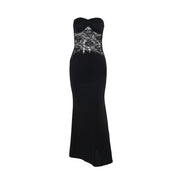 black lace tube top dress, view 5 - MRSLM