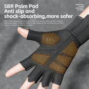 half finger cycling gloves for men and women, view 9 - MRSLM