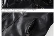 men's fleece-lined PU leather jacket, view 9 - MRSLM