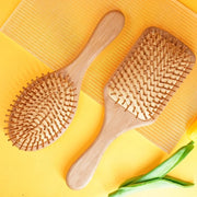 bamboo paddle cushion hair brush - MRSLM