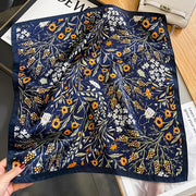 pure silk square scarf, view 4 - MRSLM