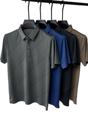 men's plaid polo shirt, view 7 - MRSLM