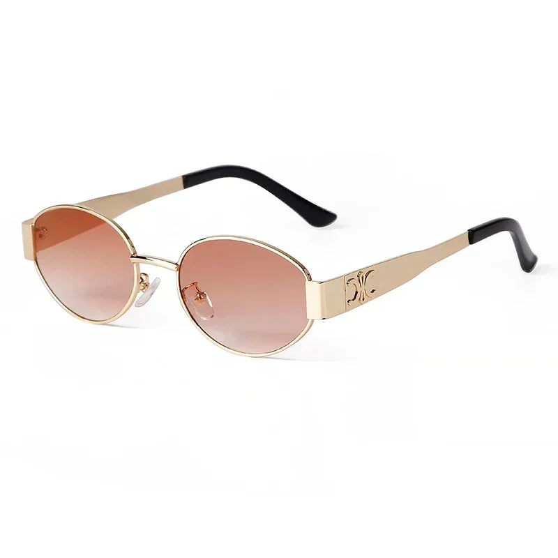 retro oval sunglasses for women, view 6 - MRSLM