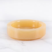 natural marble stone flower pot, view 4 - MRSLM