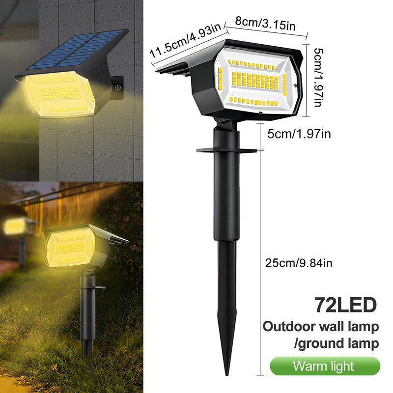 outdoor solar landscape spotlights, view 4 - MRSLM