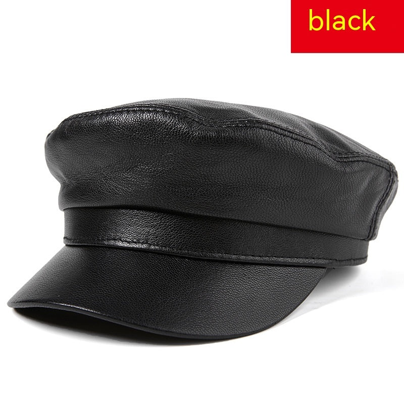 Sheepskin flat-top hat, view 5 - MRSLM