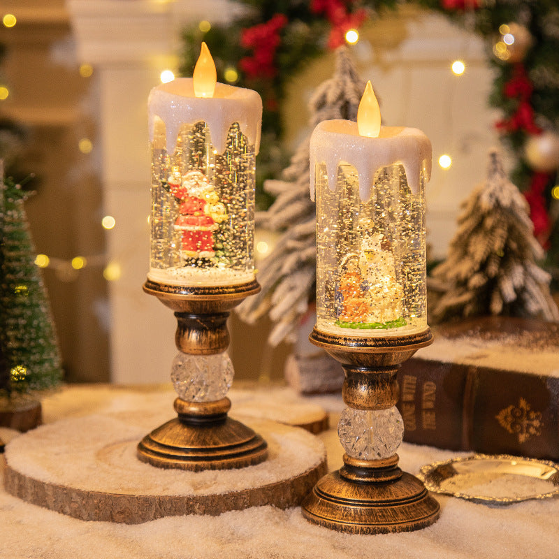 christmas candle light decoration, view 6 - MRSLM
