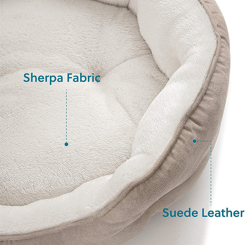 cozy round small pet bed, view 7 - MRSLM