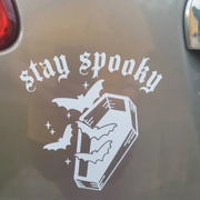 goth bat vinyl car decal, view 9 - MRSLM