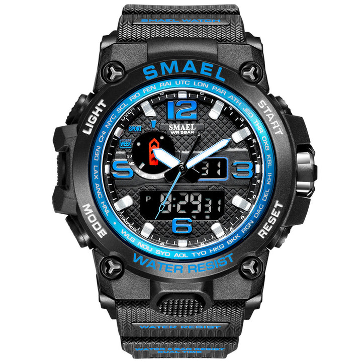 Color Men's Anti-fall Luminous Alarm Clock Sports Watch